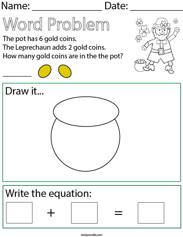 st-patrick-s-day-addition-word-problem-math-worksheet-twisty-noodle